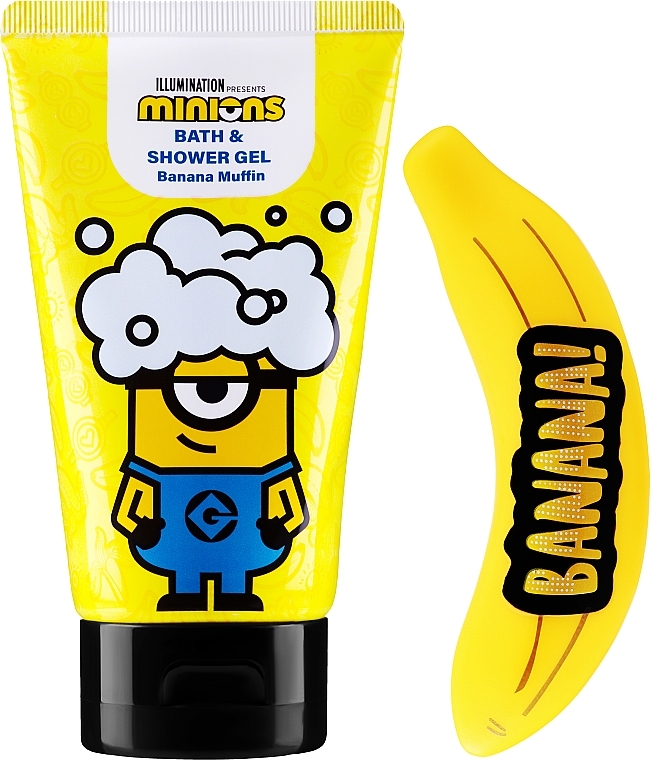 Set - EP Line Minions Bath Set (sh/gel/150ml + squirter) — photo N2