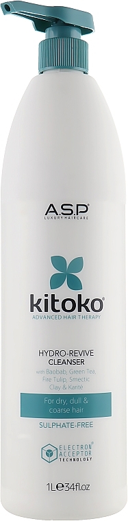 Moisturizing Shampoo - Affinage Kitoko Hydro Revive Cleanser — photo N3