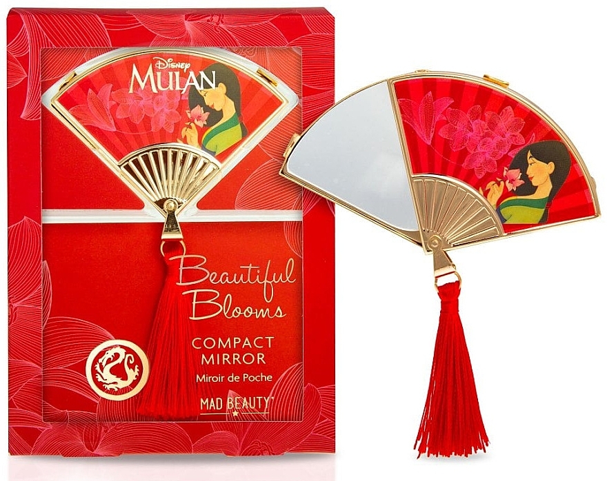 Fan Mirror - Mad Beauty Disney Mulan Beautiful Blooms Mirror — photo N22