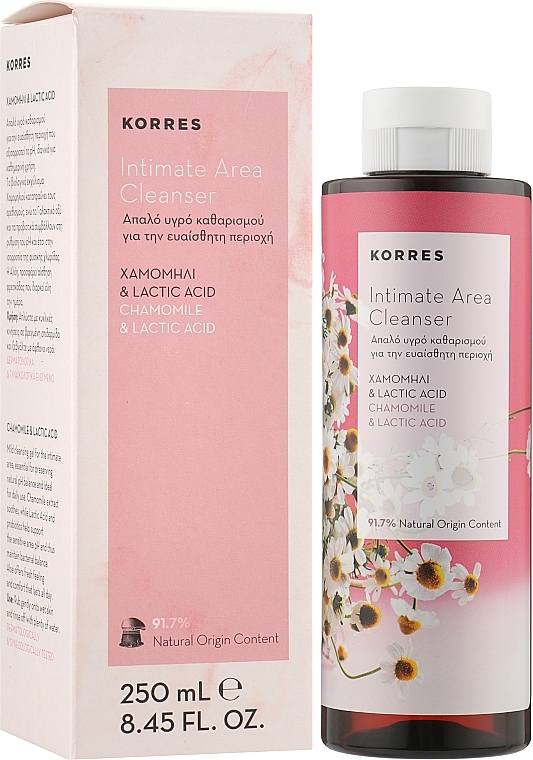 Chamomile Intimate Wash Gel - Korres Intimate Area Cleanser Chamomile & Lactic Acid — photo N4