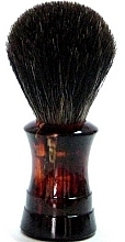 Fragrances, Perfumes, Cosmetics Shaving Brush with Badger Fiber, plastic, dark brown - Golddachs Pure Badger Plastic Havanna