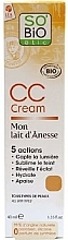 Fragrances, Perfumes, Cosmetics CC-Cream - So'Bio Etic CC Cream with Organic Donkey Milk