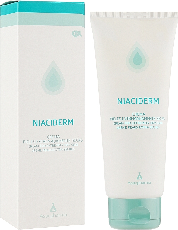 Body Cream for Extra-Dry Skin - Asacpharma CPI Niaciderm Cream For Extremely Dry Skin — photo N2