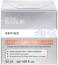 Triple Pro-Retinol Renewal Cream - Babor Doctor Babor Refine Cellular Triple Pro-Retinol Renewal Cream  — photo N2