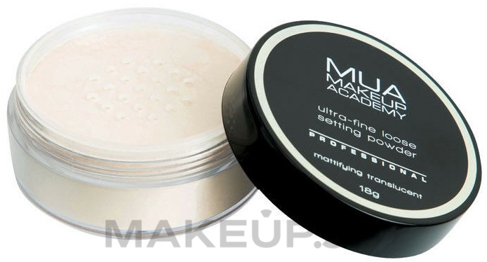 Mattifying Translucent Powder - MUA Makeup Academy Professional Loose Setting Powder — photo Mattifying Translucent