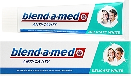 Toothpaste "Delicate White" - Blend-a-med Anti-Cavity Delicate White — photo N1