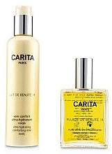 Fragrances, Perfumes, Cosmetics Set - Carita Fluide De Beaute 14 (b/milk/200ml + b/oil/100ml)