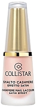 Fragrances, Perfumes, Cosmetics Nail Polish - Collistar Smalto Cashmere Nail Lacquer Satin Effect