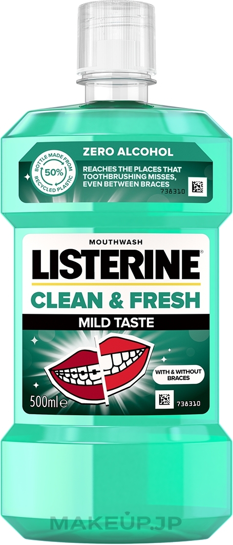 Mouthwash - Listerine Clean & Fresh Midl Taste — photo 500 ml