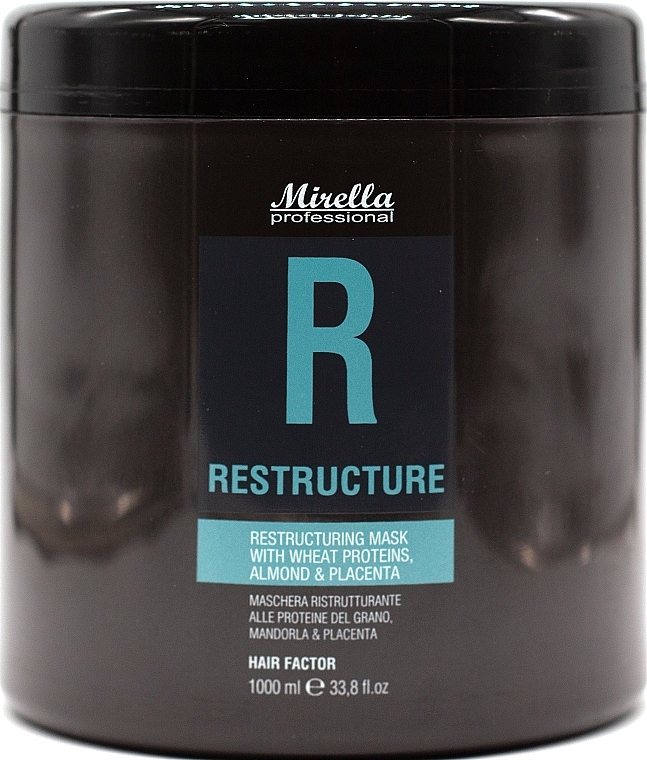 Repairing Mask with Wheat Proteins and Placenta - Mirella Basic Salon Restructuring Mask — photo N6