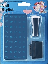 Fragrances, Perfumes, Cosmetics Stamp Set, blue 03 - PRC Nail Stylist 03