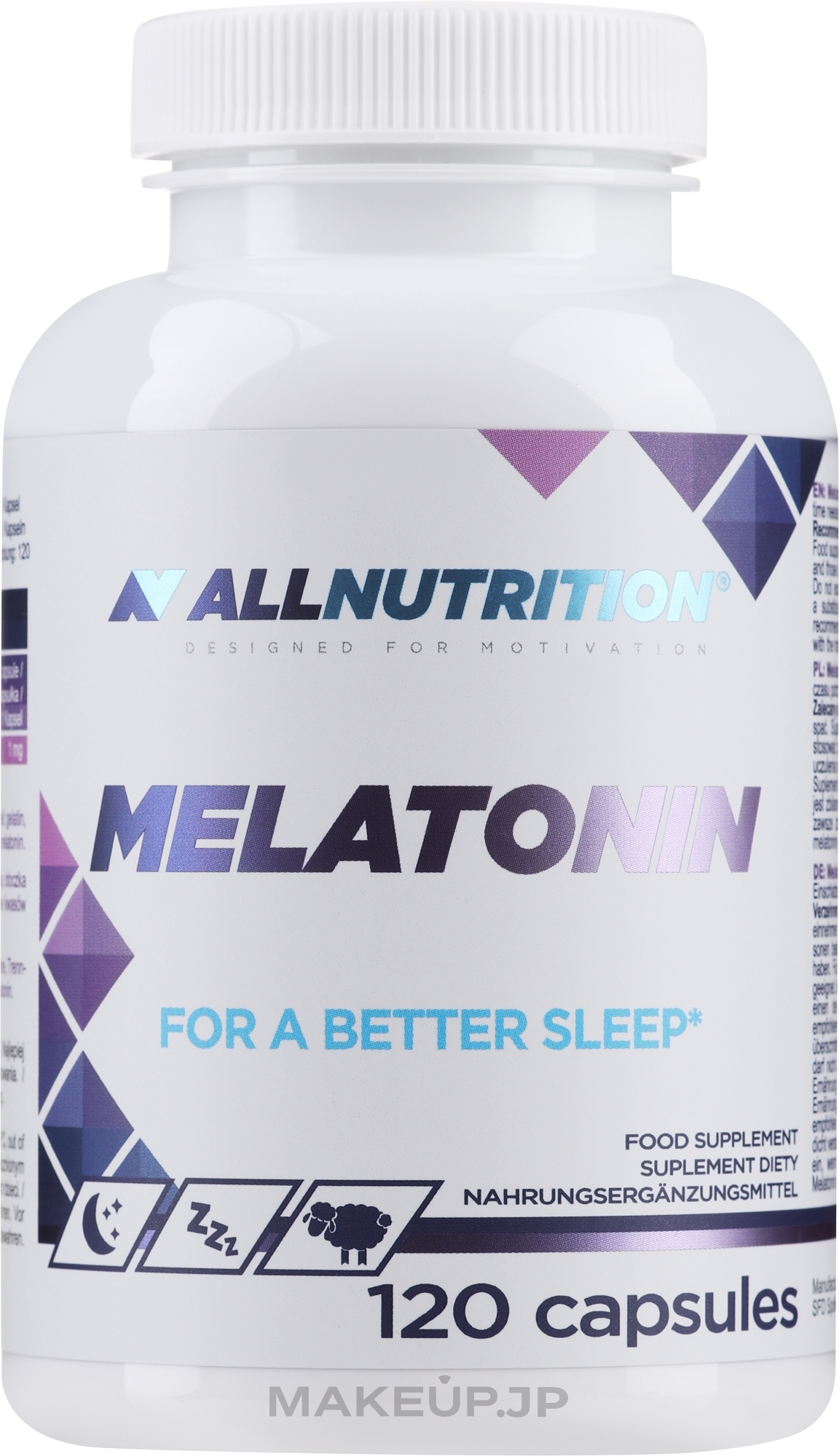 Melatonin Dietary Supplement - Allnutrition Adapto Melatonin — photo 120 szt.