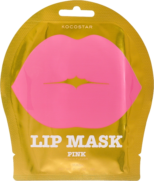 Hydrogel Lip Mask - Kocostar Lip Mask Pink — photo N2