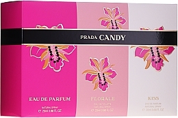 Fragrances, Perfumes, Cosmetics Prada Candy Mini Gift Set - Set (edp/20ml + edp/20ml + edt/20ml)