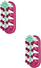 Fragrances, Perfumes, Cosmetics Toothbrush Heads, medium, 2 pcs, pink - Jordan Change Replacement Heads Toothbrush