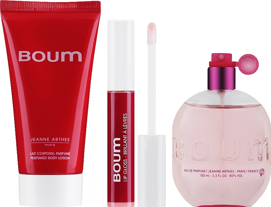 Jeanne Arthes Boum - Set (edp/100ml + b/lot/50ml + lip/gloss/8ml) — photo N2