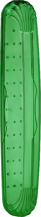 Toothbrush Case, 88049, transparent dark green - Top Choice — photo N1
