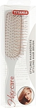 Stylish Massage Hair Brush, 21.5 cm - TITANIA — photo N2