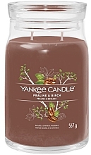 Scented Candle in Jar 'Praline & Birch', 2 wicks - Yankee Candle Singnature — photo N6