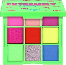 Makeup Pigment Palette - 7 Days Extremely Chick UVglow Neon Makeup Pigment Palette — photo N1