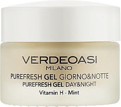 Purifying & Moisturizing Day & Night Face Gel - Verdeoasi Purefresh Gel Day&Night — photo N1