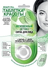 Fragrances, Perfumes, Cosmetics Face Scrub "Beauty Pill. Instant Detox" - Fito Cosmetic Beauty Pill