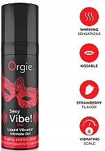 Stimulating Gel with Warming Effect - Orgie Sexy Vibe! Hot Liquid Vibrator Intimate Gel — photo N3