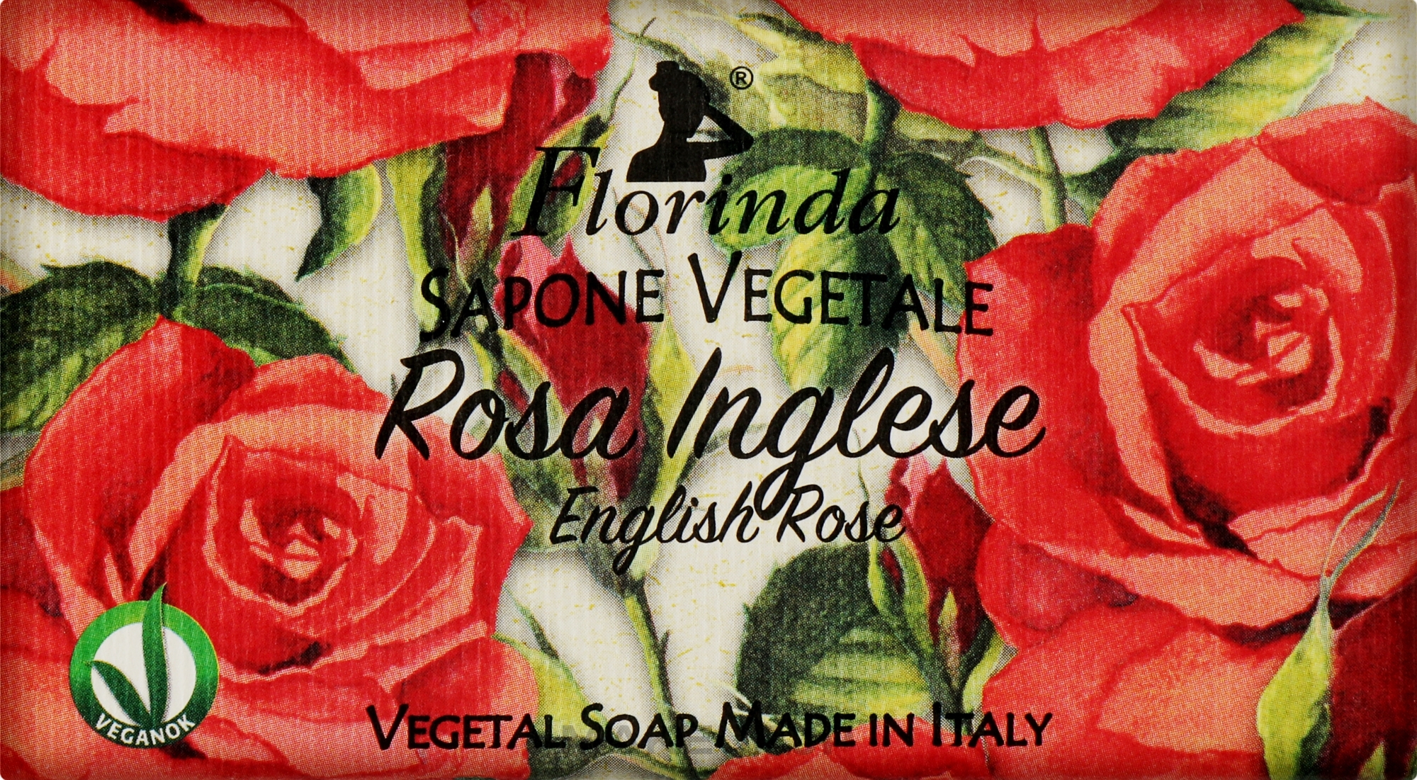 Natural English Rose Soap - Florinda Sapone Vegetale English Rose — photo 100 g