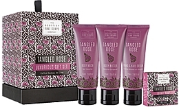 Fragrances, Perfumes, Cosmetics Set - Scottish Fine Soaps Tangled Rose (gel/douche/75ml + b/milk/75ml + chr/hend/75ml + soap/40g)