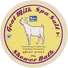 Goat Milk Scrub Salt - Yoko Goat Milk Spa Salt Shower Bath — photo N1