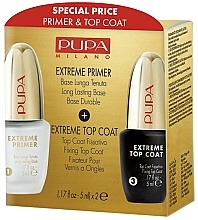 Set - Pupa Extreme Kit (primer/5ml + top/coat/5ml) — photo N3