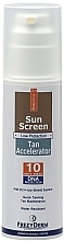 Fragrances, Perfumes, Cosmetics Tan Accelerating Body Sunscreen Cream - Frezyderm Sunsreen Tan Accelerator SPF10