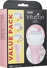 Fragrances, Perfumes, Cosmetics Razor with 3 Heads - Wilkinson Sword Intuition Variety Edition
