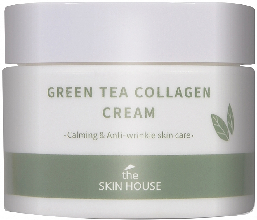 Soothing Collagen & Green Tea Cream - The Skin House Green Tea Collagen Cream — photo N1