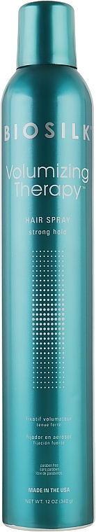 Strong Hold Hair Spray - BioSilk Volumizing Therapy Hairspray Strong Hold — photo N3