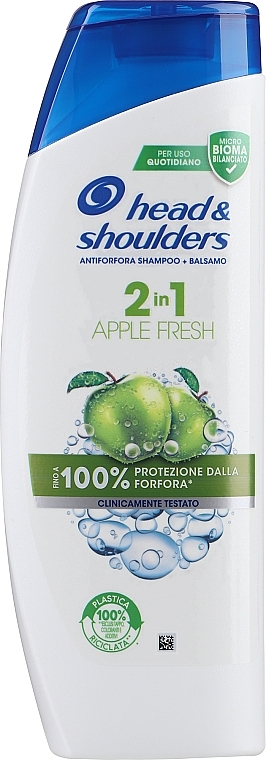 2-in-1 Anti-Dandruff Shampoo & Conditioner "Fresh Apple" - Head & Shoulders Apple Fresh Shampoo 2in1 — photo N5