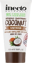 Fragrances, Perfumes, Cosmetics Moisturizing Hair Mask with Coconut Oil - Inecto Naturals Coconut Hair Treatment