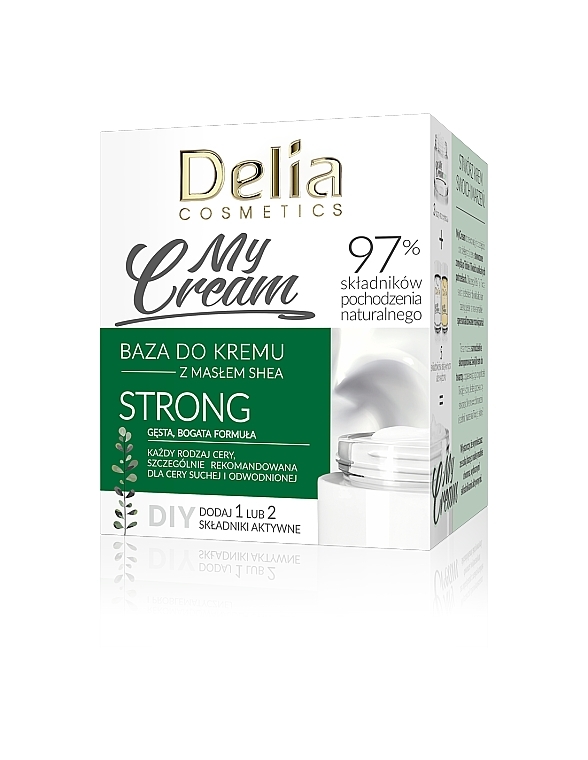 Face Cream Base - Dry & Dehydrated Skin - Delia Cosmetics My Cream Strong — photo N2