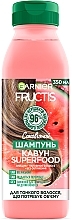 Shampoo for Fine Hair - Garnier Fructis Superfood Watermelon Shampoo — photo N1