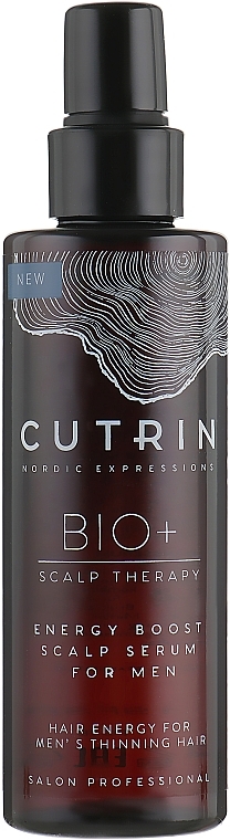 Men Strengthening Scalp Serum - Cutrin Bio+ Energy Boost Scalp Serum For Men — photo N2