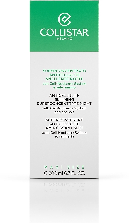 Night Anticellulite Serum - Collistar Night Anticellulite Slimming Superconcentrate — photo N4