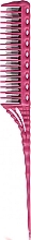 Teasing Comb, 218 mm, pink - Y.S.Park Professional 150 Tail Combs Pink — photo N1