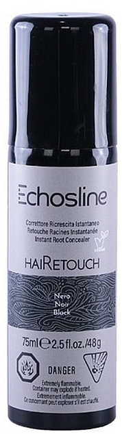 Grown Out Roots Corrector Spray - Echosline HaireTouch Instsnt Root Concealer (500ml) — photo N1