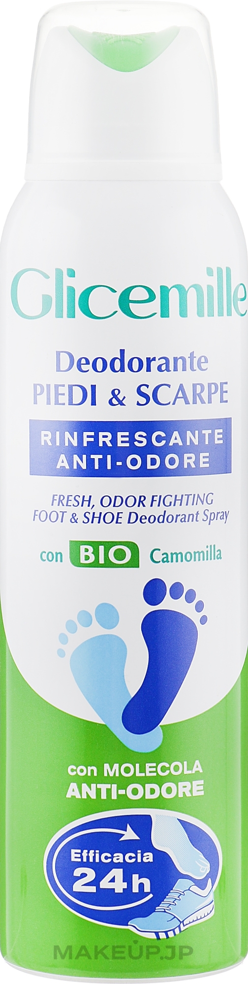 Refreshing Foot & Shoe Deodorant Spray - Mirato Glicemille Refreshing Anti-Odor Foot Deodorant — photo 150 ml