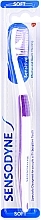 Soft Toothbrush RF1446, purple - Sensodyne Sensitive Toothbrush — photo N1