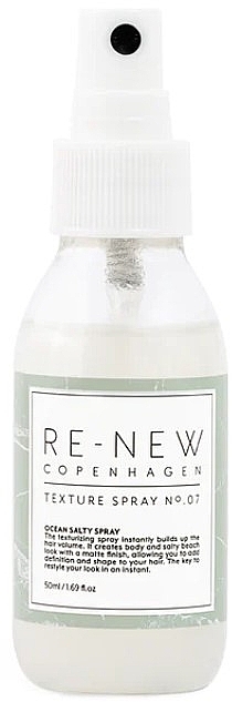 Texturizing Salt Hair Spray - Re-New Copenhagen Salty Texture Spray #07 — photo N1