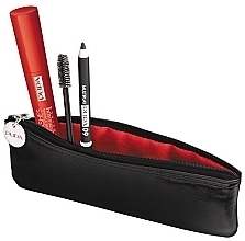 Fragrances, Perfumes, Cosmetics Set - Pupa Make Up Diva's Kit (Mascara/10ml + eyeliner/0.8g + bag)