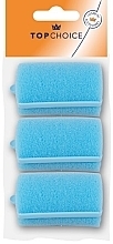 Fragrances, Perfumes, Cosmetics Soft Curler Clips, 40 mm, blue - Top Choice