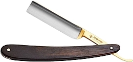 Straight Razor, ebony - Dovo Straight Razor 5/8" Ebony Wood Black Apex — photo N1