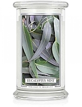 Fragrances, Perfumes, Cosmetics Scented Candle in Jar - Kringle Candle Eucalyptus Mint